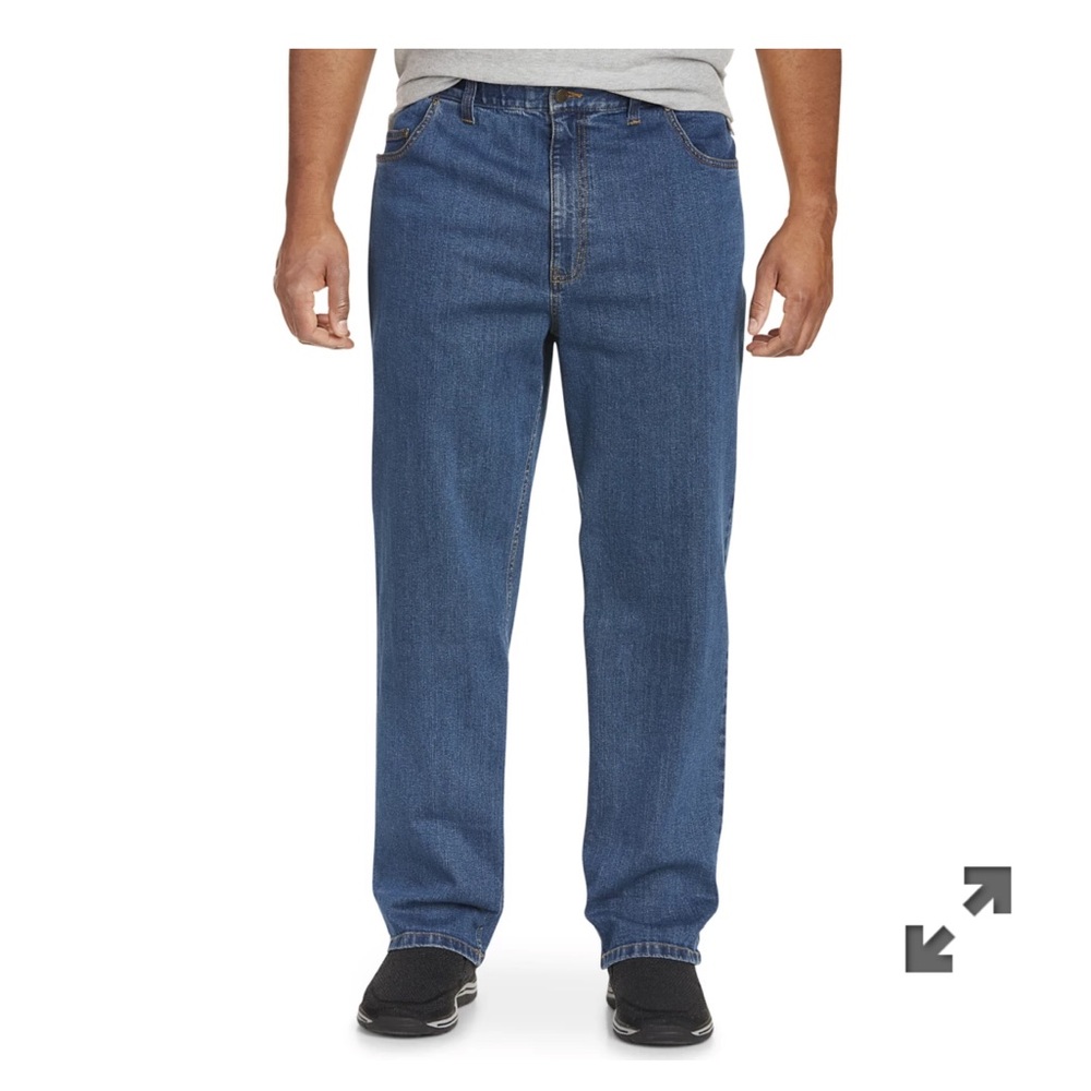 NWT Harbor Bay Men's Continuous Comfort Denim sz 42x32